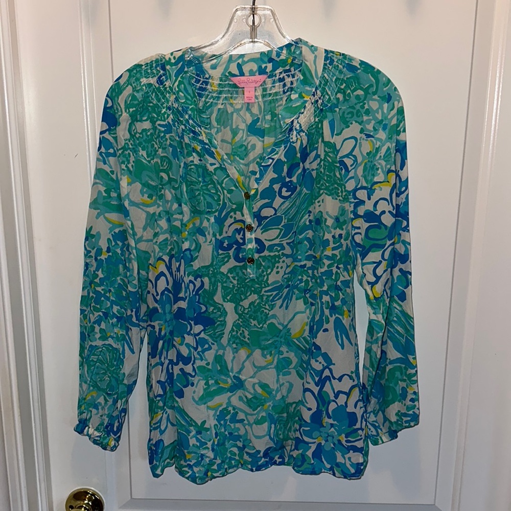 Lilly Pulitzer Elsa Silk Top